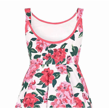 ARCHIVE: 1950s Horrockses Floral Cotton Dress With Scoop Back