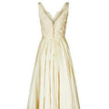 1950s Ivory Sequined Emma Domb Dress