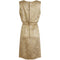 1950s Jacques Heim Demi Couture Gold Brocade Shift Dress