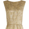1950s Jacques Heim Demi Couture Gold Brocade Shift Dress