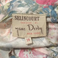 1950s Jane Derby Polished Cotton Floral Dress