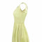 1950s Lime Green Silk Chiffon Beaded Dress