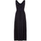 1950s Mainbocher Couture Black Silk Evening Dress