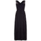 1950s Mainbocher Couture Black Silk Evening Dress