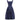 ARCHIVE - 1950s Navy And White Polkadot Couture Dress With Structured Bodice