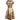 ARCHIVE - 1950s Novelty Abstract Printed Silk Dress With Broad Lapel and Button Detail