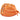 1950s Orange Straw and Floral Applique Hat