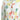 1950s Organza Floral Tulip Print Shirt Dress