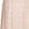 1950s Pale Pink Lace Tiered Dress With Rhinestone Detail