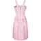 1950s Pink and White Gingham Cheque Sequined Dress