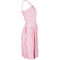 1950s Pink and White Gingham Cheque Sequined Dress