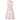 1950s Pink Cotton Dancing Man Novelty Print Dress