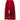 ARCHIVE - 1950s Red Cotton Skirt With Floral Novelty Appliqué