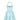 1950s Ruffle Turquoise Layered Tulle Net Halterneck Dress