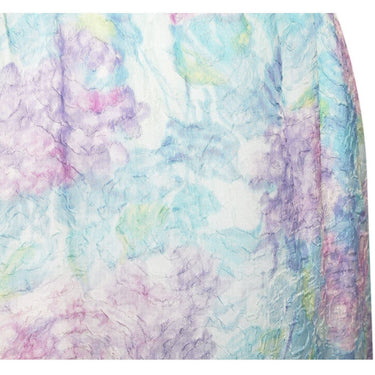 ARCHIVE - 1950s Saks Fifth Avenue Embossed Pastel Wiggle Dress