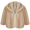 1950s Wards Silk Lined Silver Mink Cape Jacket