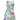 1950s White Floral Cotton Organza Maxi Dress