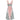 ARCHIVE - 1950s Worth Demi Couture Silver Grey and Pale Pink Satin Dress
