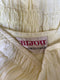 ARCHIVE: 1950s Bijou Original Yellow Ruched Cotton Dress