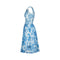 ARCHIVE - 1950s Blue and White Floral Organza Dress