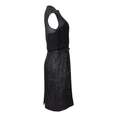 1950s Eleanor's of Miami Lame and Chiffon Dress Suit