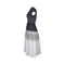 ARCHIVE: 1950s Harrods Grey Gradient Embroidered Dress