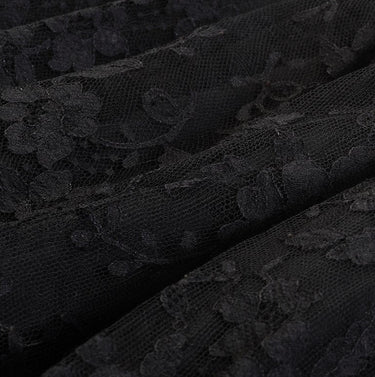 ARCHIVE - Early 1950s Marshal and Snelgrove Black Lace Dress