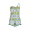 1950s Paisley One-strap Cotton Swimsuit