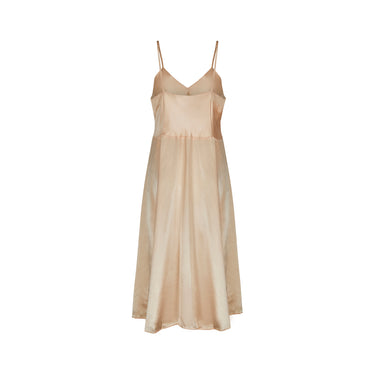 1950s Blush Pink Satin Slip Dress