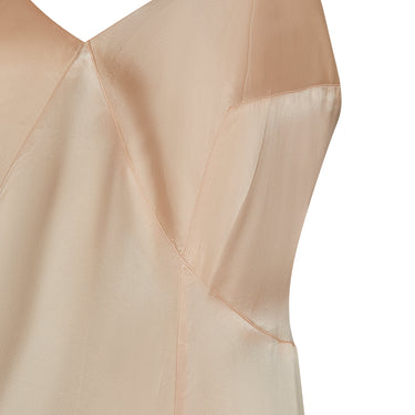 1950s Blush Pink Satin Slip Dress