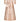1950s Rose Gold Embroidered Silk Dress