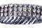 1950s Sonata Articulated Stretch Diamante Bracelet
