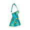 ARCHIVE - 1950s Turquoise Rose Print Two-piece Swimwear