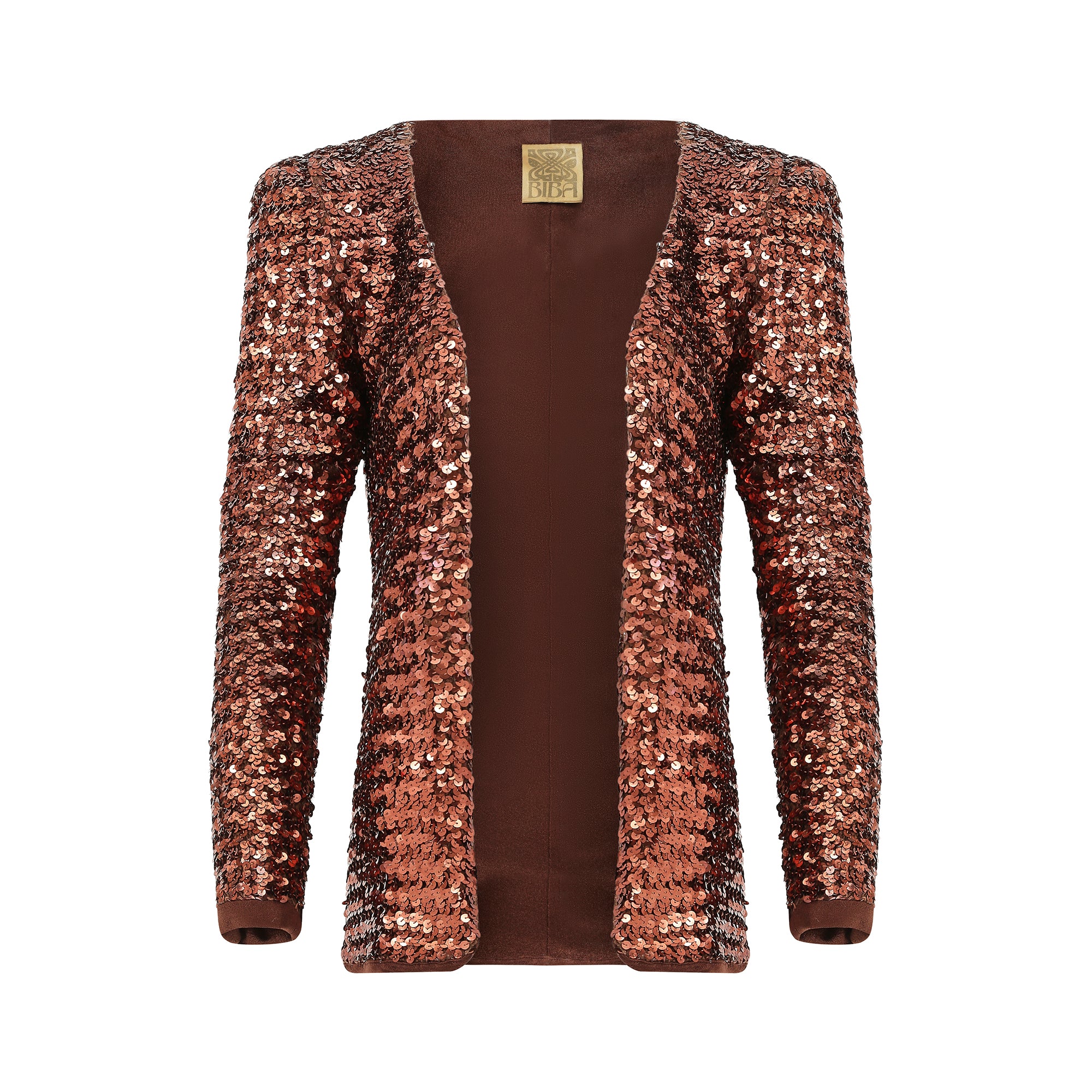 1970s Biba Copper Sequinned Jacket