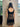 ARCHIVE - 1960s Gerald McCann Black Satin and Floral Lace Cutout Dress