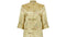 1960s Chinese Export Gold Jacquard Coat
