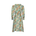 ARCHIVE - 1950s Floral Print Silk Dress and Jacket Suit
