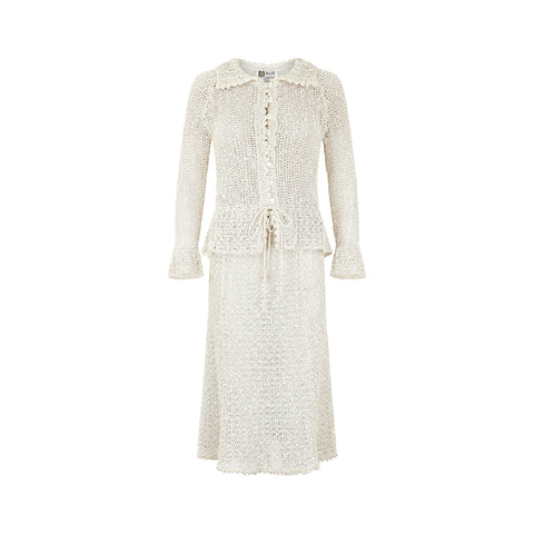 1960s Irish Linen Knitted Three-Piece Suit