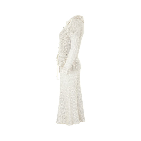 1960s Irish Linen Knitted Three-Piece Suit