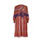 1960s Jean Muir Silk Liberty Floral Print Dress with Scarf
