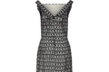 ARCHIVE - 1950s Monochrome Latticework Lace Dress