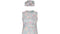 1960s Pastel Floral Lame Dress with Matching Headband