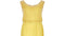 1960s French Couture Yellow Silk Chiffon Sequin Beaded Dress