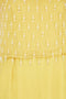 1960s French Couture Yellow Silk Chiffon Sequin Beaded Dress