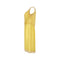 1960s French Couture Yellow Silk Chiffon Sequin Beaded Dress