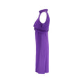 1960s Rahvis Couture Purple Crepe Mod Dress
