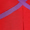 1960s Rudi Gernreich Red and Purple Wool Maxi Dress