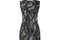 1960s Sharene Creations Drop Back Silk Dress