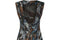 1960s Sharene Creations Drop Back Silk Dress