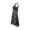 1960s Sharene Creations Drop Back Silk Dress